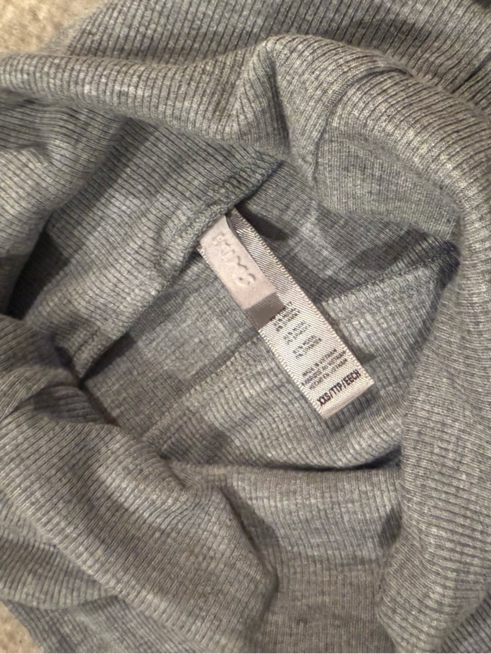 New SKIMS Soft Lounge Foldover Pant in Graphite XXS - petite - Picture 5 of 5